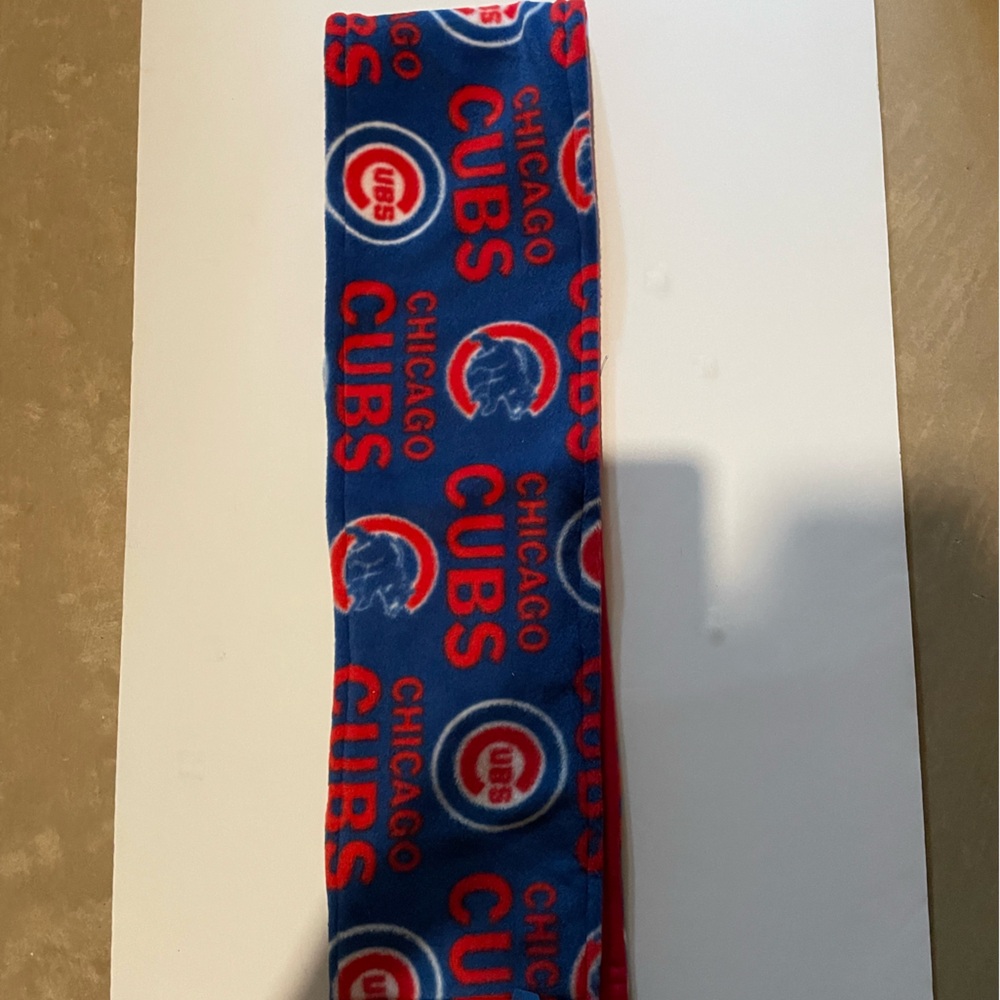 Chicago Cubs Fleece Scarf Traditional Pattern